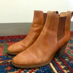 Madewell Reagan Boots, English Saddle, Size 8.5